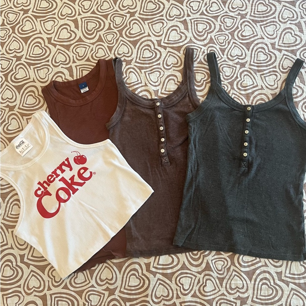 Tank Top Bundle | size XS and S | Coca-cola, Old Navy, & Aerie